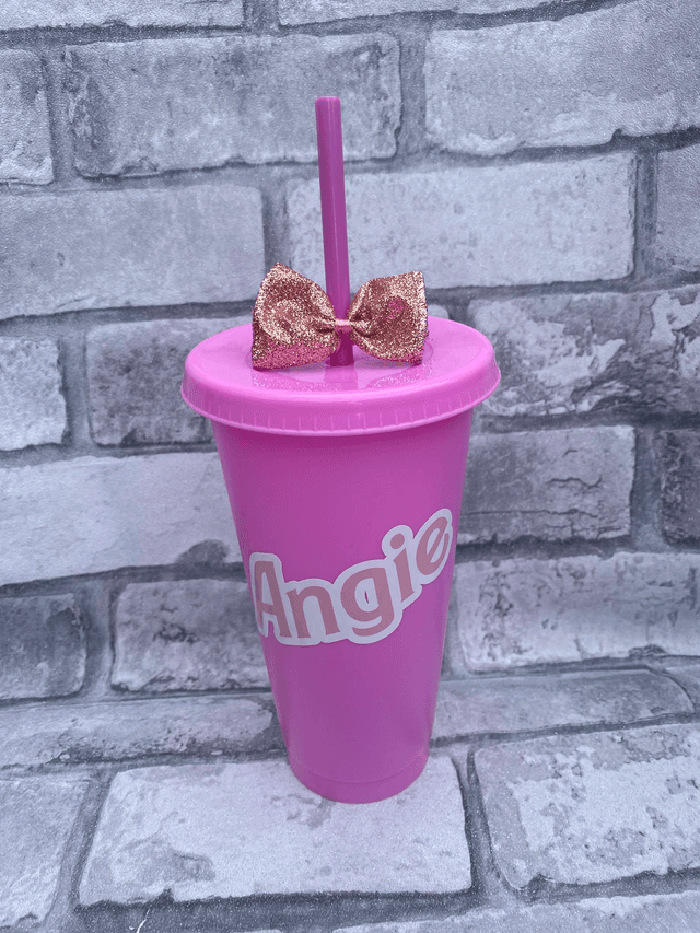 Personalised doll inspired cold cup