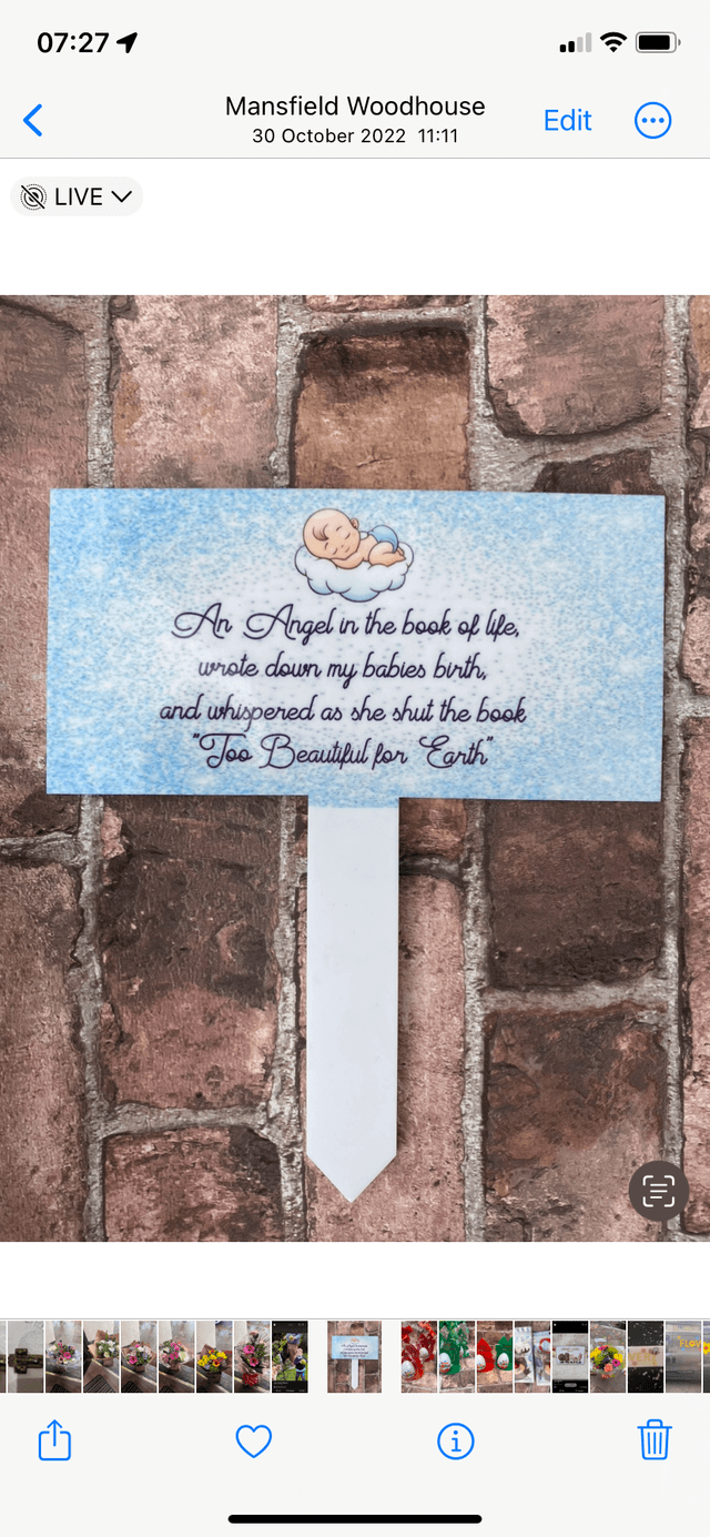 Book of life grave marker