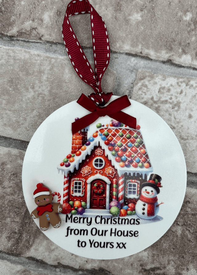 Our house to yours bauble